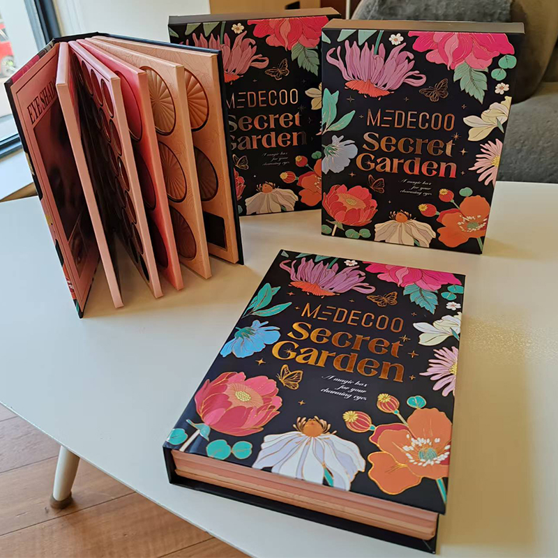 多合一的化妆书调色板眼影板调色板