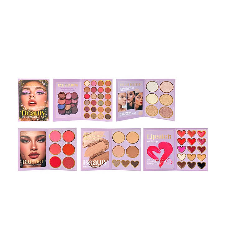 易于携带的5层眼影化妆